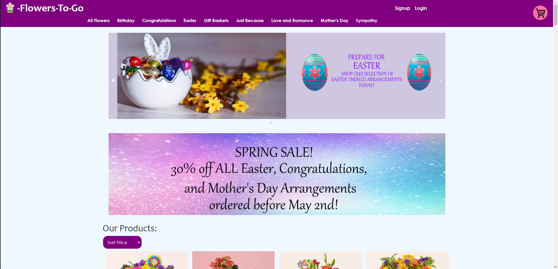 Online flower shop for every occasion!