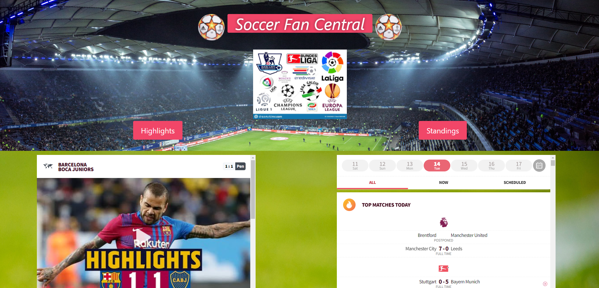 Center for all your footballing needs